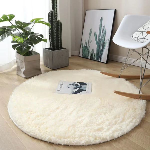 Plush round Carpet Living Room Decoration