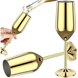 Shatterproof 24K Gold-Plated Champagne Flutes™