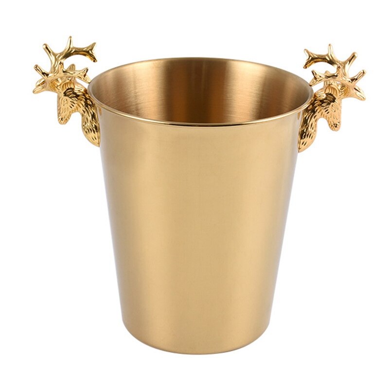 European 24K Gold-Plated Stainless Steel Champagne Ice Bucket™