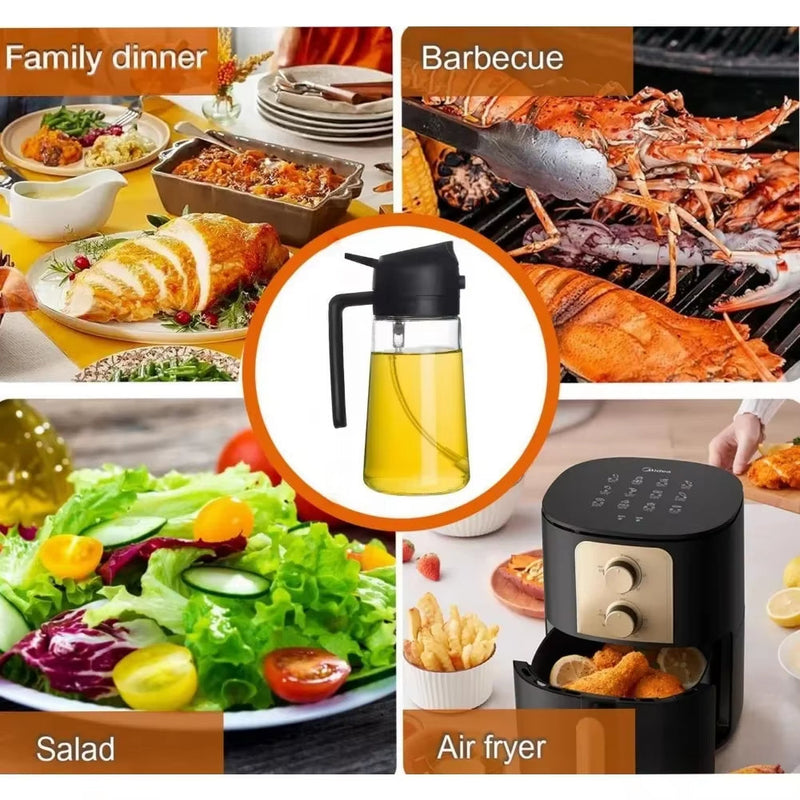 Oil Dispenser Bottle Oil Sprayer for Cooking 