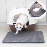 Cat Litter Mat EVA Double Layer Cat Litter Mat Cat Litter Basin Sand Falling Mat Eva Cat Litter Mat Cat Nest Mat Pet Mat