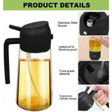 Oil Dispenser Bottle Oil Sprayer for Cooking 