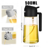 Oil Dispenser Bottle Oil Sprayer for Cooking 