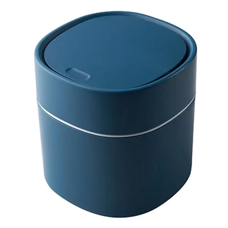  Mini Press Type Pop-Up Lid Sanitary Bin Garbage Trash