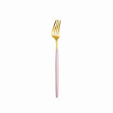 Pink Gold Stainless Steel Cutlery Set Dinnerware 