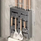  Kitchen Utensil Rack-Multifunctional Draining Chopstick Holder