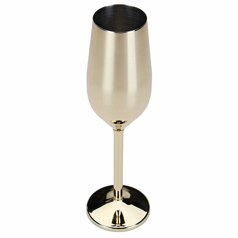 Shatterproof 24K Gold-Plated Champagne Flutes™