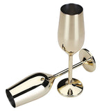 Shatterproof 24K Gold-Plated Champagne Flutes™