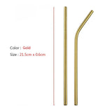 24K Gold-Plated Straw Set™