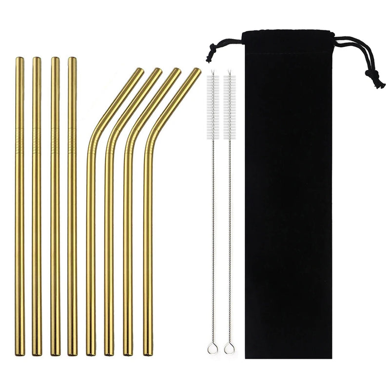 24K Gold-Plated Straw Set™