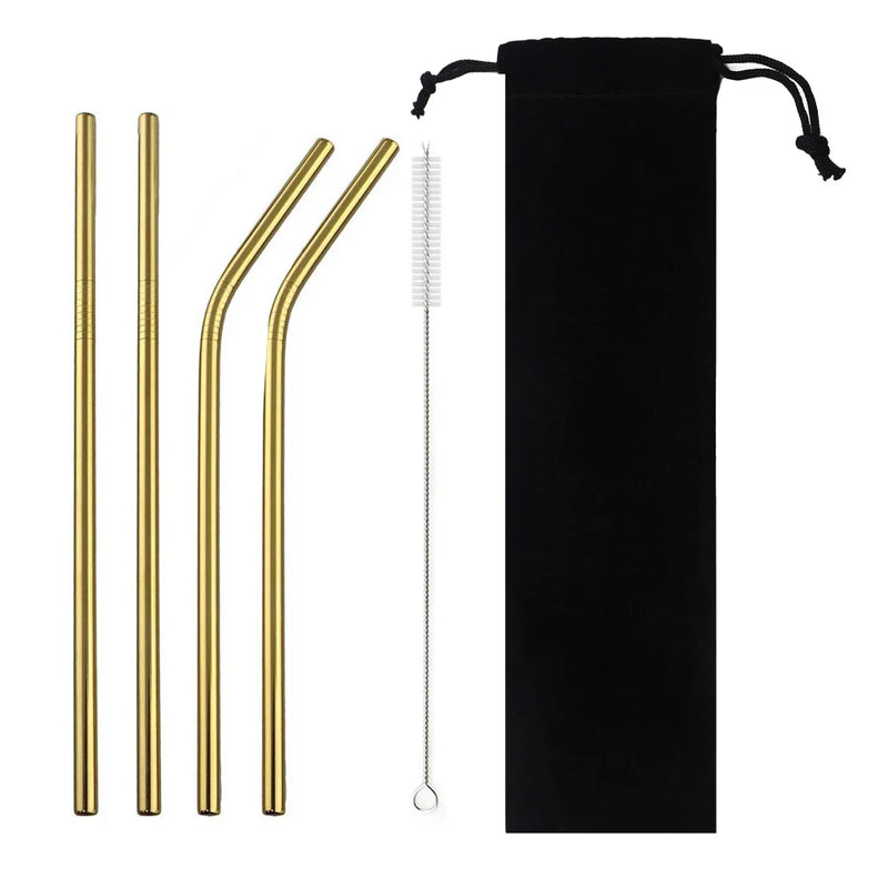 24K Gold-Plated Straw Set™