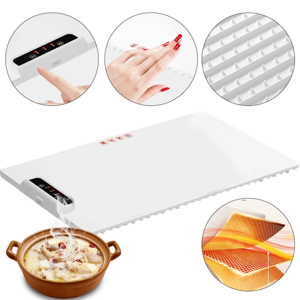 Electric Warming Tray with Adjustable Temperature