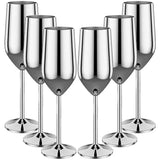 Set of 6 24kGold-Plated Champagne Flutes™