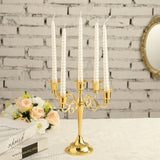 24K Gold-Plated 5-Arm Metal Candelabra™