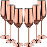 Set of 6 24kGold-Plated Champagne Flutes™