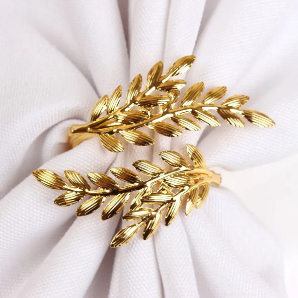 24K Gold Leaf Napkin Rings™