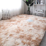 VIKAMA Soft Tie-Dye Plush Carpet – Fluffy & Non-Slip Rug for Kids' Room and Play Area™