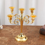 24K Gold-Plated 5-Arm Metal Candelabra™