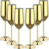 Set of 6 24kGold-Plated Champagne Flutes™