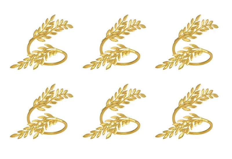 24K Gold Leaf Napkin Rings™