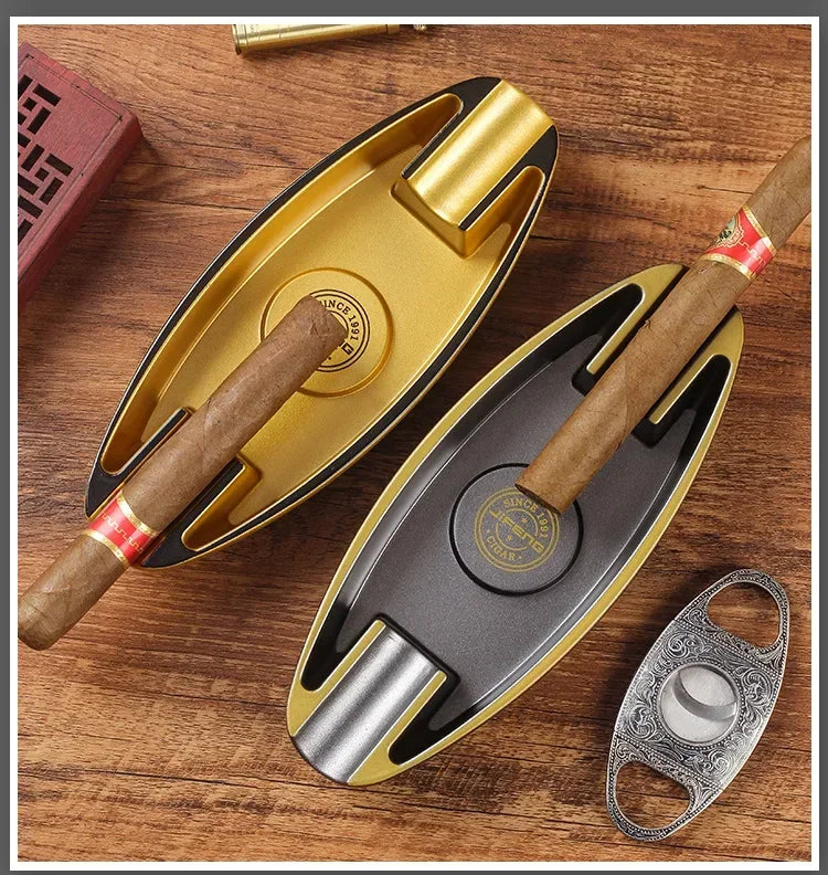 24K Gold-Plated Portable Cigar Ashtray™