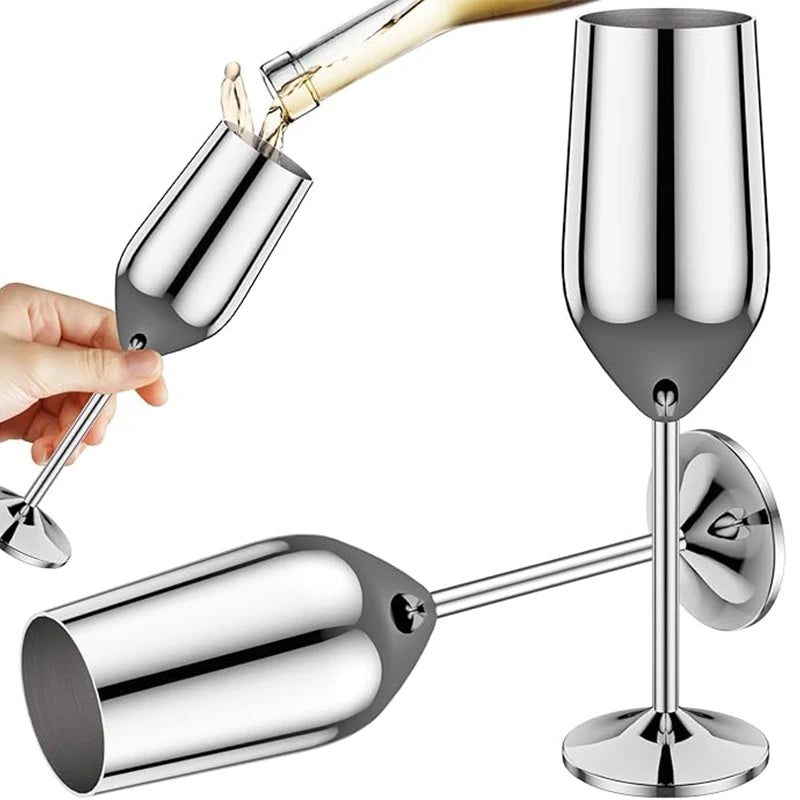 Set of 6 24kGold-Plated Champagne Flutes™