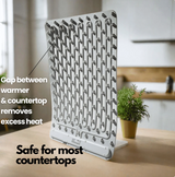 Adjustable Food Warmer Mat | Spend more time with loved ones – No more kitchen trips to reheat