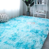 VIKAMA Soft Tie-Dye Plush Carpet – Fluffy & Non-Slip Rug for Kids' Room and Play Area™