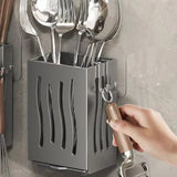  Kitchen Utensil Rack-Multifunctional Draining Chopstick Holder