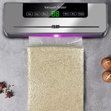 2024 NEW Electric Vacuum Sealer with Slidding Cutter 110V/220V Food Bag Sealing Machine Kitchen Packaging Heat Sealer +10 Bags