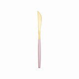 Pink Gold Stainless Steel Cutlery Set Dinnerware 