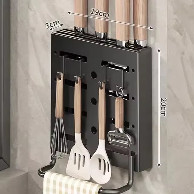  Kitchen Utensil Rack-Multifunctional Draining Chopstick Holder