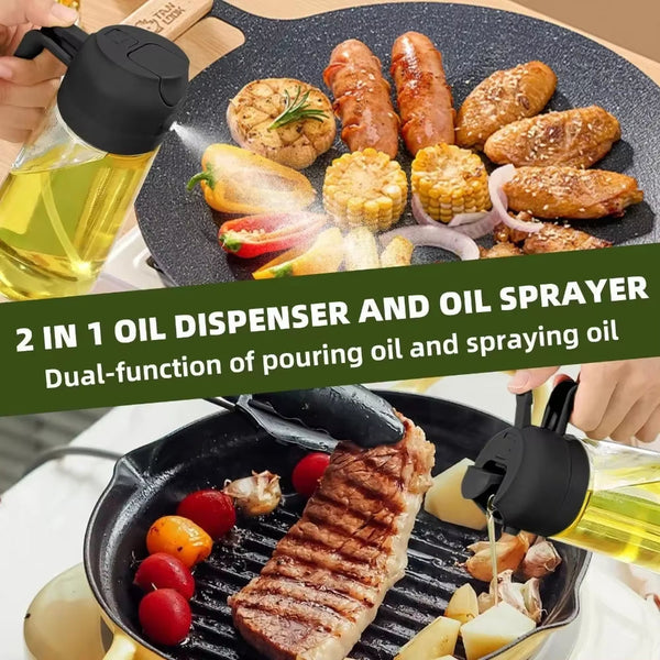 Oil Dispenser Bottle Oil Sprayer for Cooking 